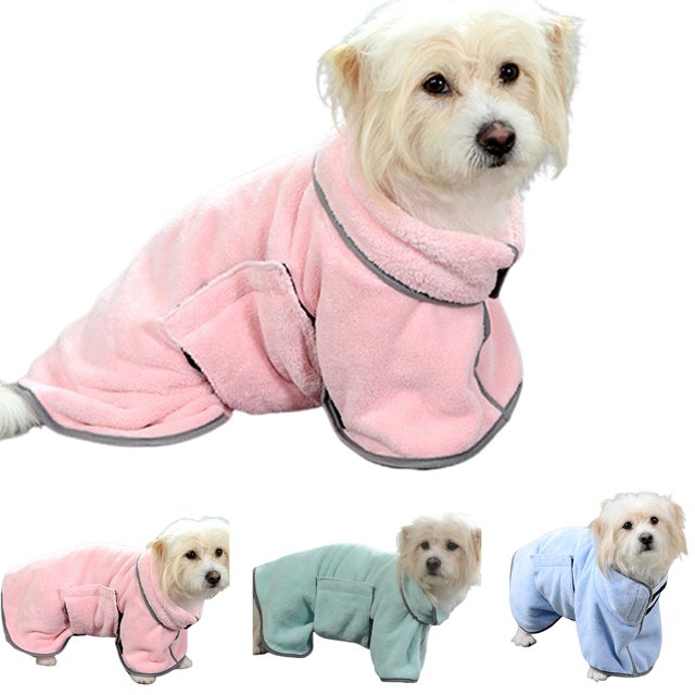 Quick-Dry Microfiber Dog Towel Wrap